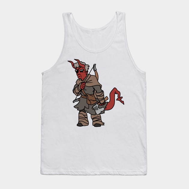 Tiefling Ranger Tank Top by NathanBenich